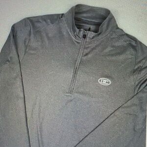 johnnie-O Gray Lightweight Half-Zip Jacket